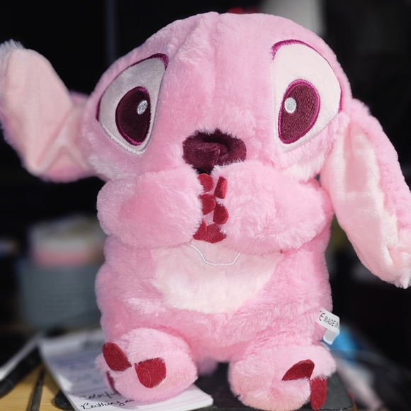 Pink Plush Light-Up Stuffed Animal for Kids - Picture 2 of 3
